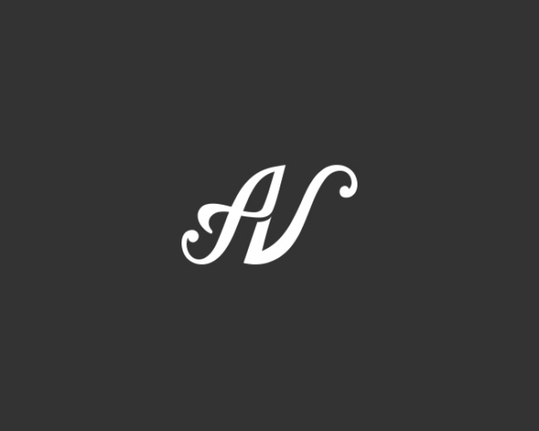 AV Initials Logo