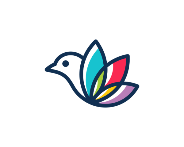 Colorful Bird Logo