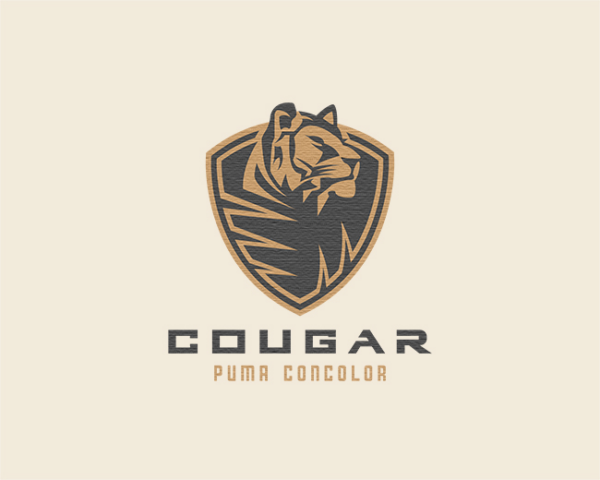 Cougar on the shield logo