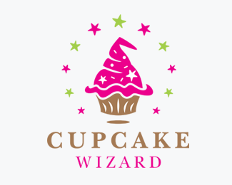 Cupcake Wizard Logos for Sale