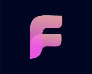 F Letter Mark Logo Concept
