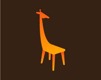 Giraffe Chair Furniture Logo (Available for sale)