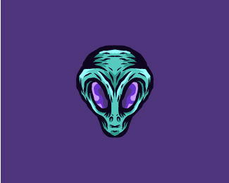 Grunge Alien Mascot