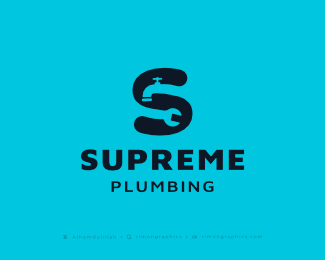 Letter S - Plumbing Logo