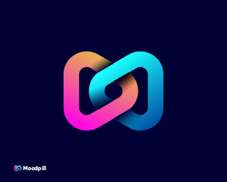 MoodPill | M letter with play icon