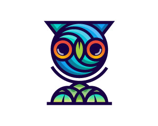 Owl and crocodile logo exploration