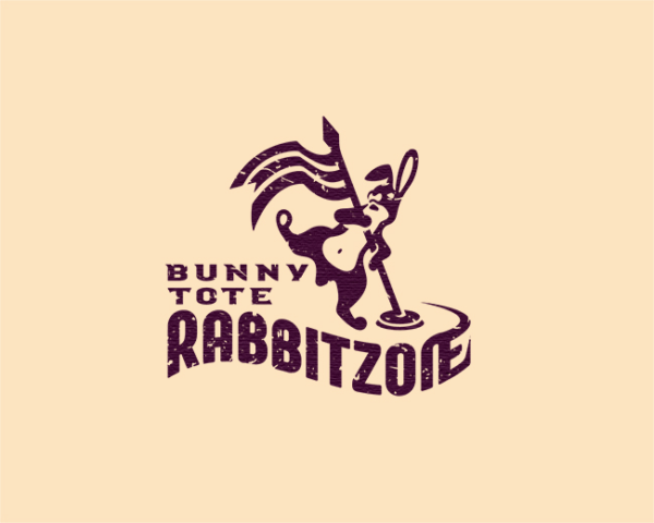 Rabbit Racing Logo Tote
