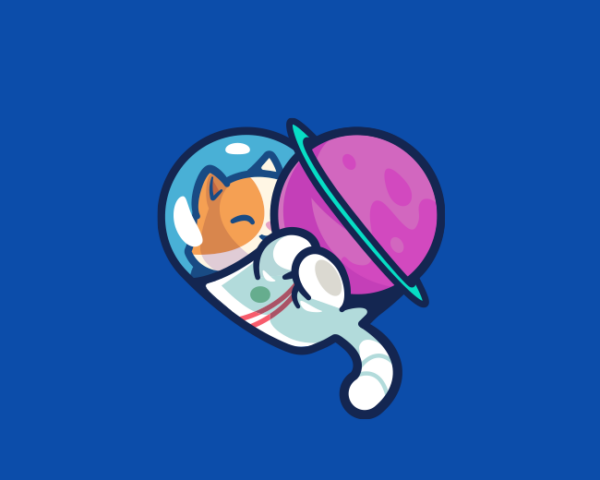 Space cats love planets