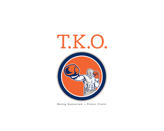 TKO Boxing Gym and Fitness Logo
