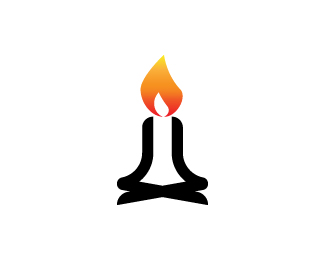 Yoga Candle Logo